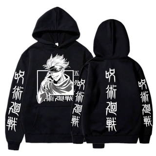 Jujutsu Kaisen咒术回战 五条悟 加绒卫衣套头连帽衫anime hoodie