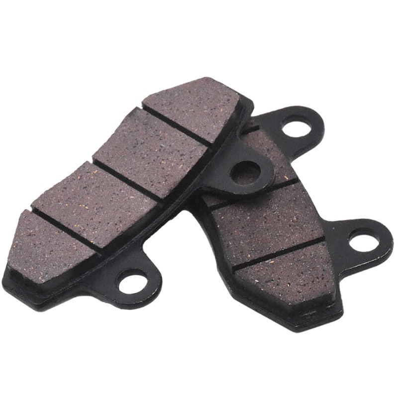 Almohadilla de freno del coche eléctrico de la motocicleta doble bomba de disco de freno de disco TBT110 bloque de freno de disco de resorte Disco Pinza de fricción de cuero