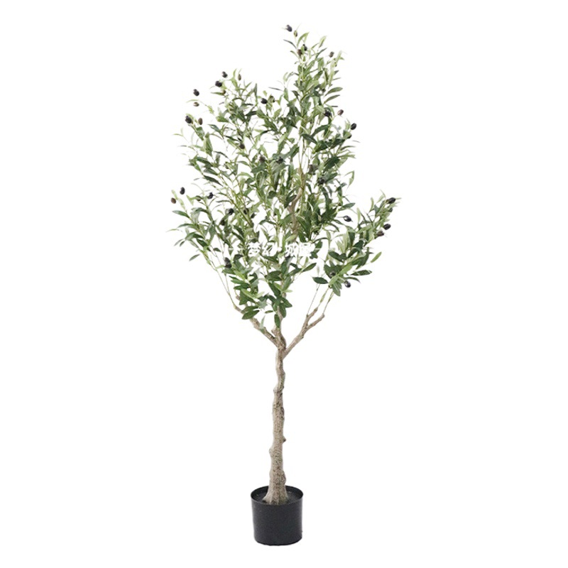 Árbol artificial olivo Estilo nórdico casa piso Planta artificial en maceta árbol artificial interior paisaje artificial bonsai
