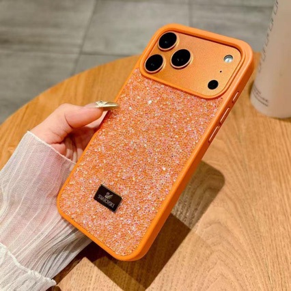 Coque de téléphone luxe avec strass pour iphone 17 pro max_voghion.com