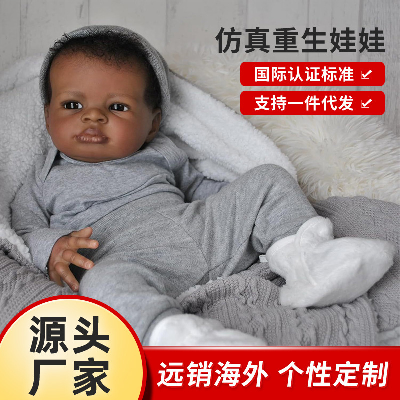 Cross-Border Artificial Baby Doll Asarly Handmade Exquisite Painted 3D Skin Full Glue Body Artificial Reborn Doll Cross-Border Artificial Baby Doll Asarly Handmade Exquisite Painted 3D Skin Full Glue Body Artificial Reborn Doll