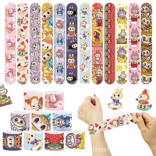 Amazon's New Labubu Pat Circle Bracelet Cartoon Cute Pat Circle Wristband Children's Party Decoration