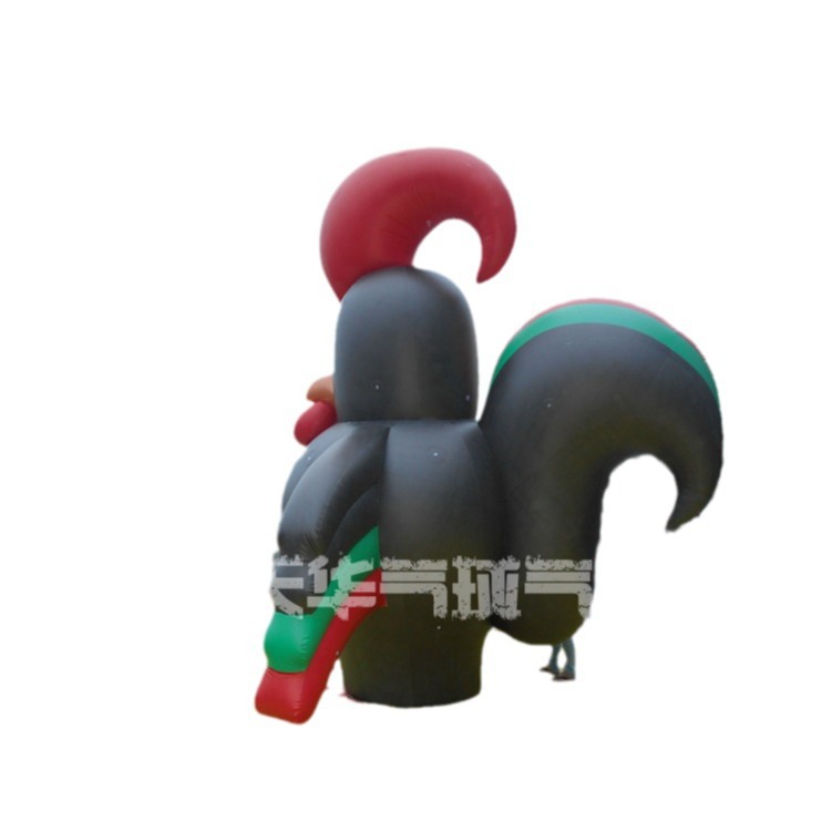 Guangzhou personalizado gigante en forma de Polla de dibujos animados de aire flotante modelo inflable PVC desfile publicitario globo de elevación de aire fabricante