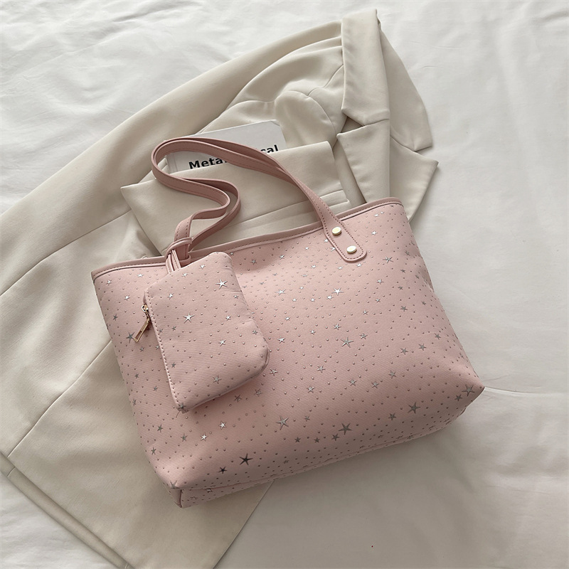 2026 primavera nueva bolsa de hombro de gran capacidad bolsa de brazo universal tendencia transfronteriza dulce viento bolso de mano bolso de mujer