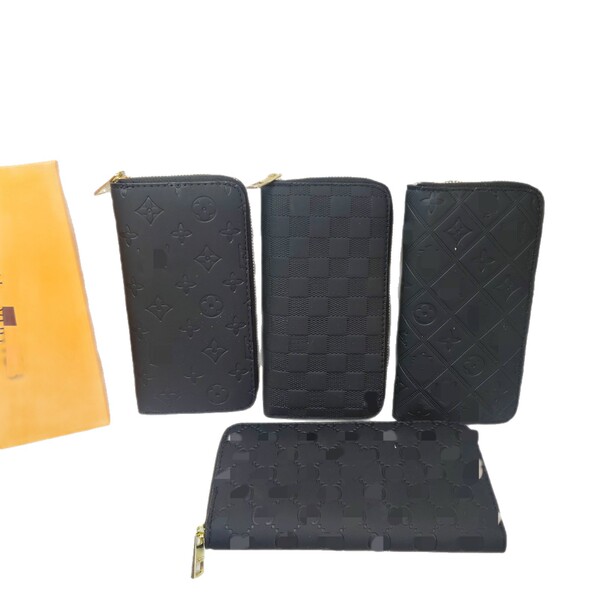 Universal long wallet for men and women with zipper