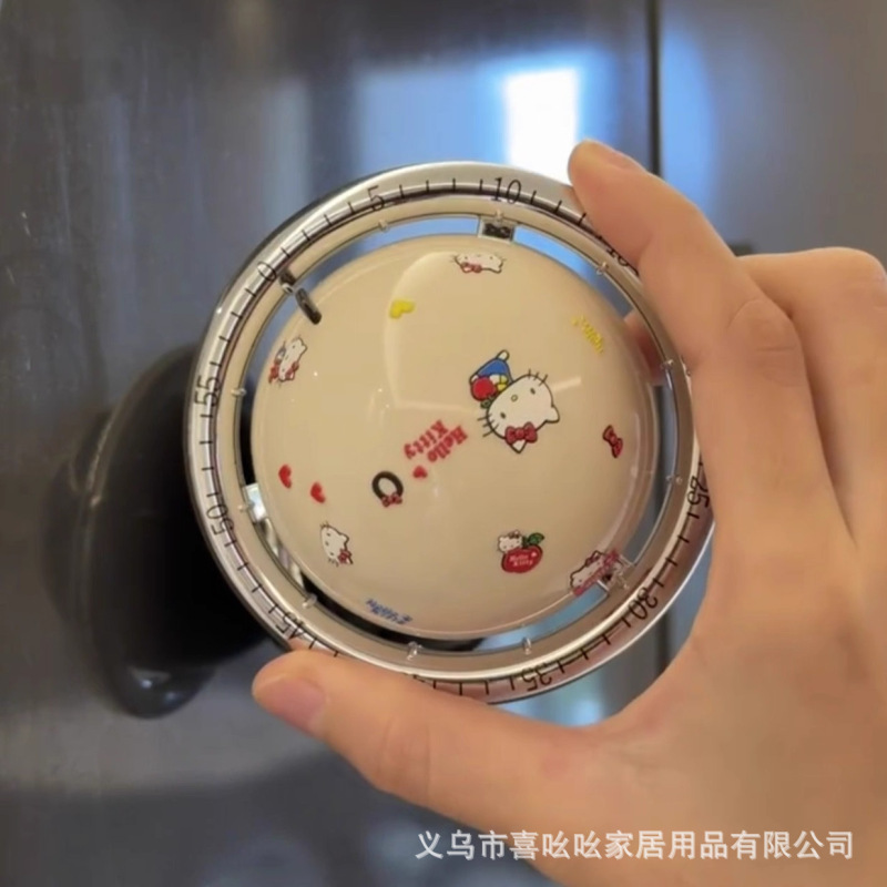 新款hlokiltty厨房计时器磁吸提醒器烘焙学生时间管理器闹钟定时|undefined