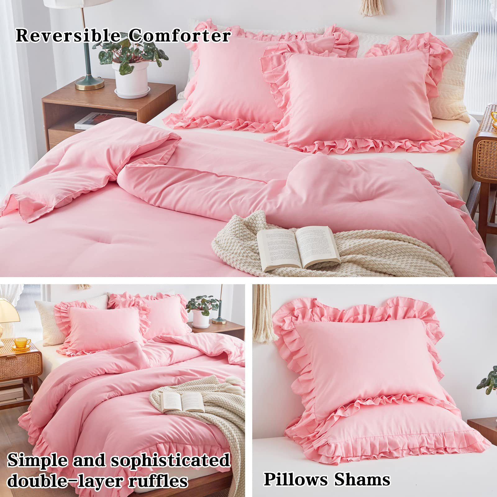 Pink Queen(1 Comforter + 2 Pil