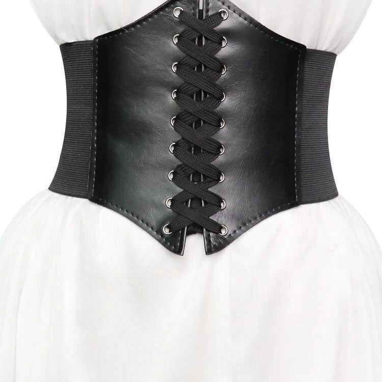 Женский корсет в европейском и американском стиле с вышитым букетом роз, подходит к платью и имеет широкий пояс.