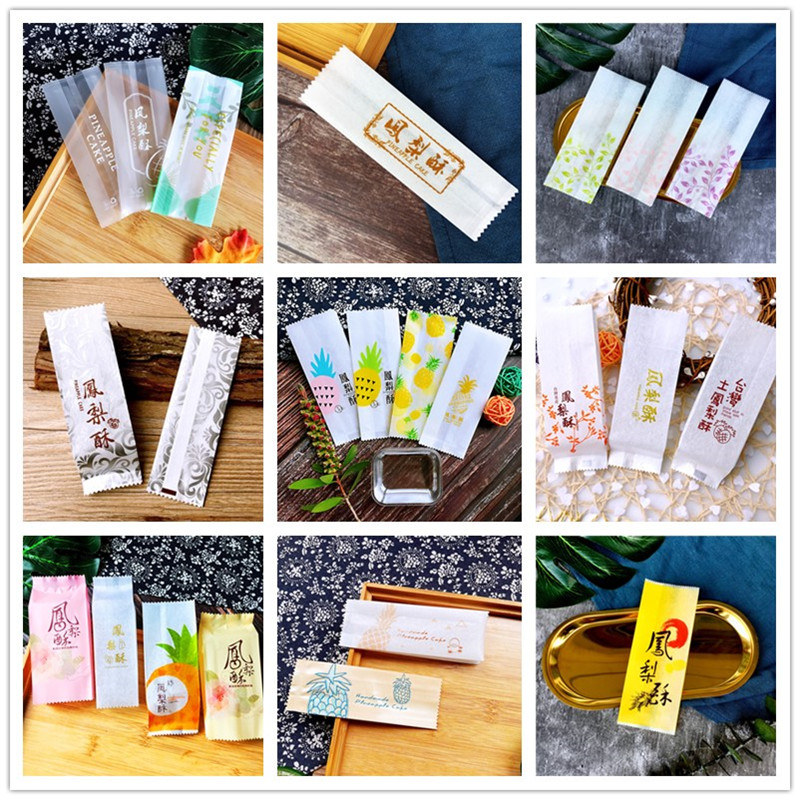 Bolsa de embalaje de piña gruesa, tres capas de papel de algodón, bolsas de dibujo de alambre de piña de Taiwán, 100 paquetes