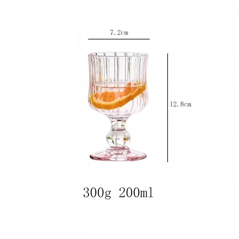 en el viento ligero y lujoso hogar taza de vidrio retrógrado taza de jugo taza de agua taza de vino antiguo taza de vino nicho taza de vino tinto