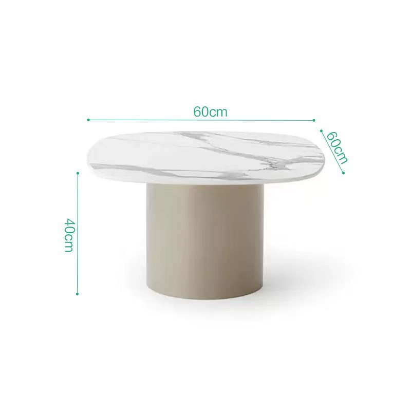 Mesa de café de 60 cm de diámetro