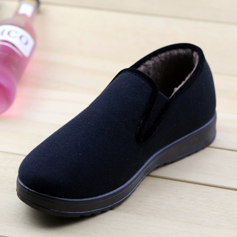 Теплая мужская обувь Северо-восточная шерстяная лапша старая пекинская мама противоскользящая обувь