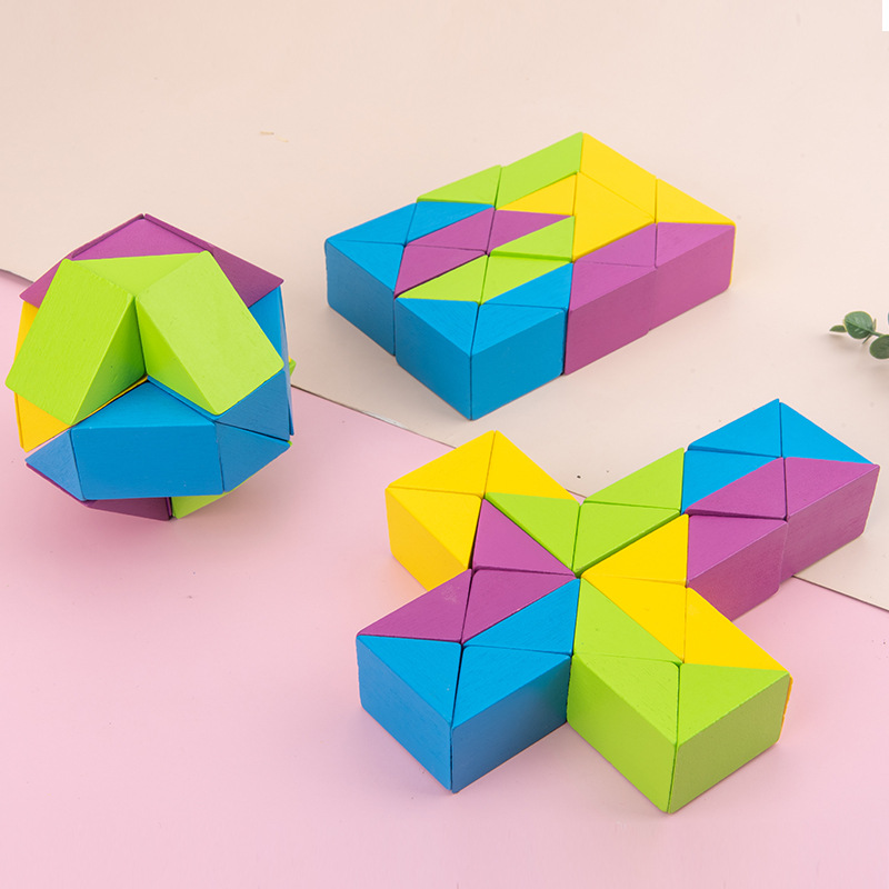 Puzzle infantil profesional inclinado rubic cubo suave juego irregular de forma alienígena inclinado rubic cubo magnético juguete de concentración