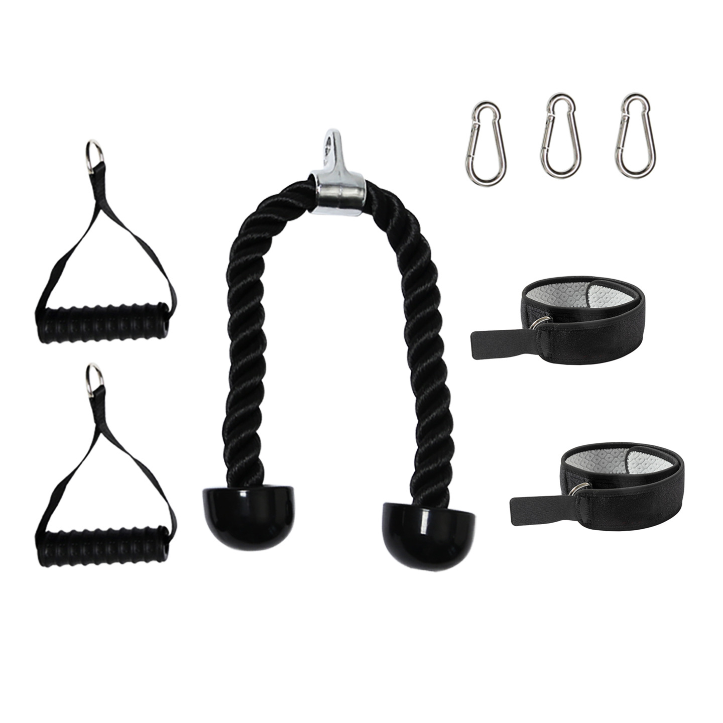 Tríceps brachii entrenador cuerda alta pull-down polea pórtico hogar barra horizontal equipo de la aptitud