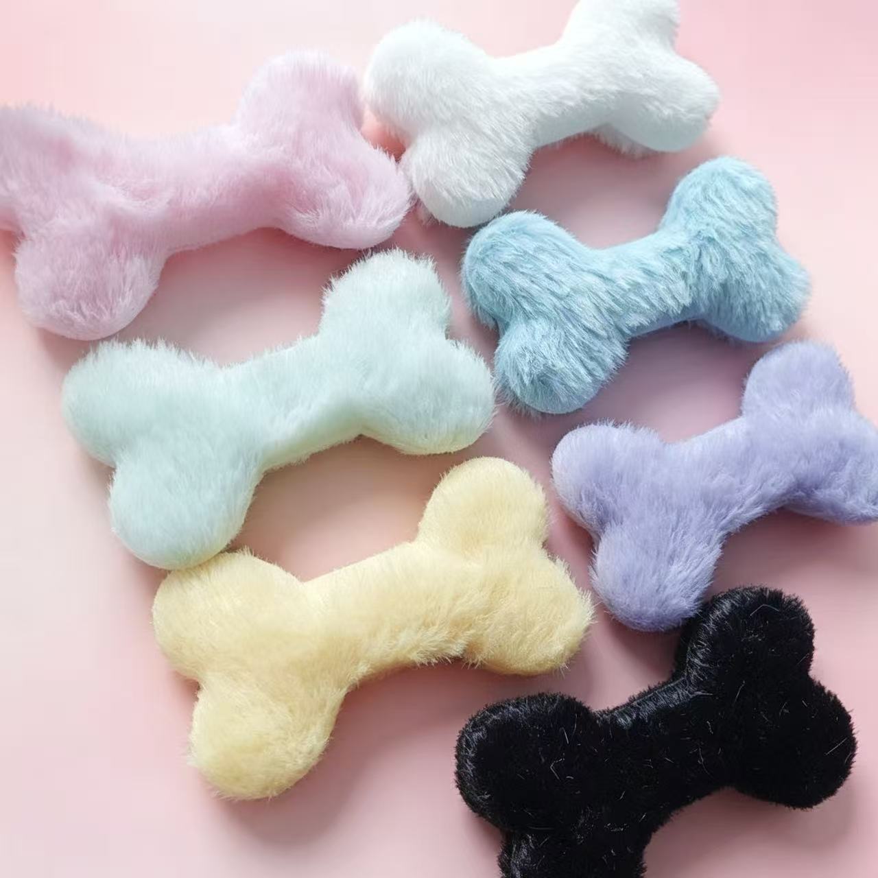 Cute Plush Dog Bone Brooch Diy Clothing And Bag Accessories Bone Plush...