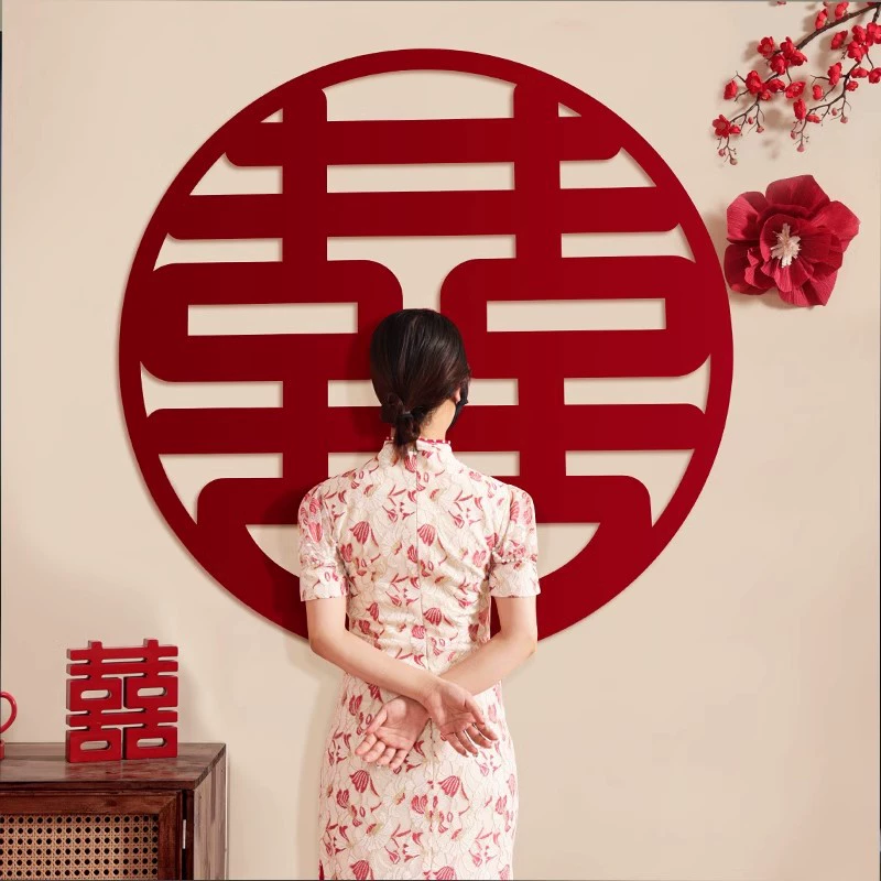 Свадебная наклейка со свадебной комнатой