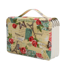 厂家直销200孔彩铅笔袋跨境流行美术绘画铅笔收纳包美术生笔包