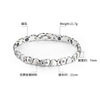 Brand bracelet heart shaped stainless steel, wholesale, simple and elegant design, Korean style