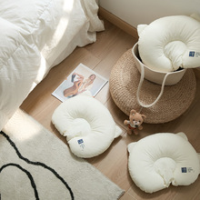 宝贝猫猫枕A类婴儿枕头0-2岁新生儿枕芯防偏头全棉透气全包定型枕