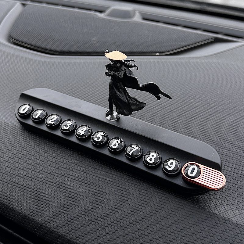 [cloak swordsman parking sign] free aromatherapy stick + traceless glue