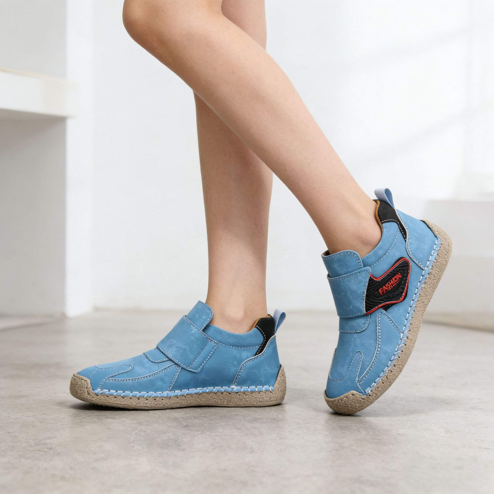 Comfortabele dames instappers platte schoenen met zachte zool_voghion.com
