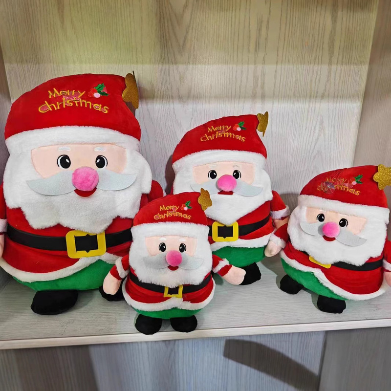 冬の新型クリスマスシリーズの雪だるまのぬいぐるみのヘラジカの漫画の人形のクリスマスツリーの置物|undefined