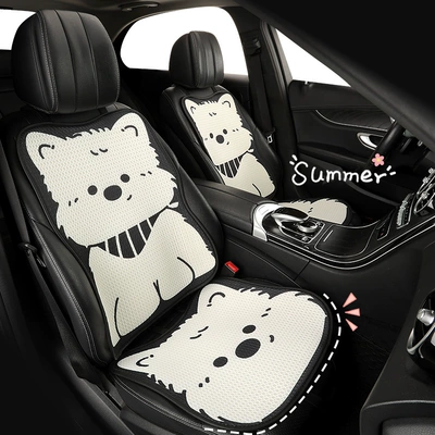 Seat cushion, seat cover seasons, goddess-style seat pad, summer - west-highland-black-backrest-1-piece