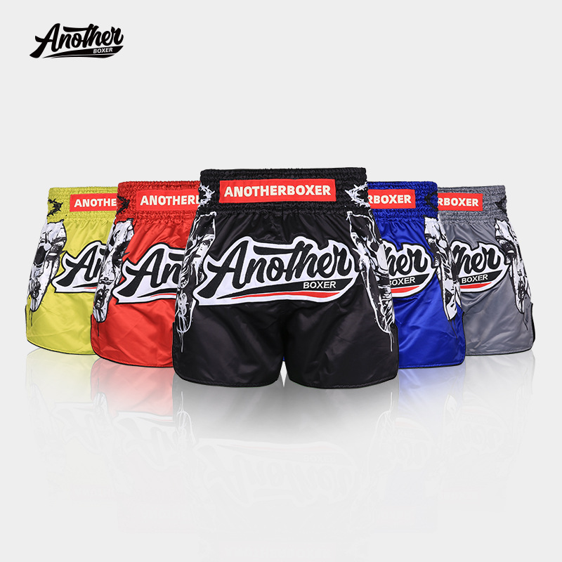 Anotherboxer Soul Mask Muay Thai Shorts Mixed Martial Arts Jiu-Jitsu Shorts Adult Multi-Color Fighting Pants