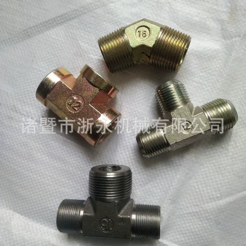 Завод оптовой Гидравлический разъем, гидравлический Тройник, гидравлические спецификации локтя завершены