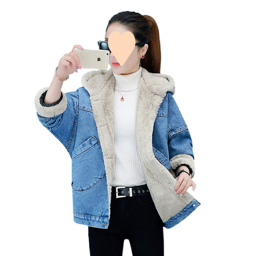 Bestselling Women's Denim Jacket Autumn/Winter New Stylish Denim Coat Plus Size Loose Women's Jacket Cotton Coat Cotton Ugg Boot