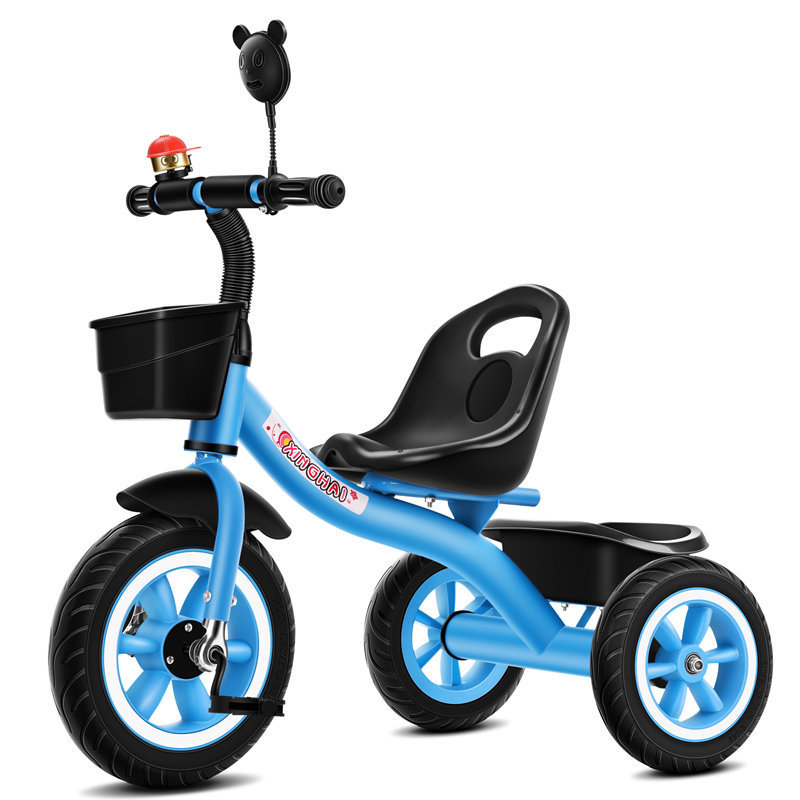 티타늄 아이들러 휠이 있는 파란색 상단