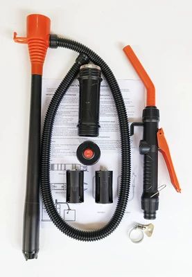 Upgraded Cross-Border Model with Controllable Flow Nozzle, Electric Oil Pump, Water Extractor, Battery-Powered Suction Pipe, and Wine Dispenser (Kempinq və səyahət) - orange-upgraded-model-large-gun-controllable-flow-black-tube