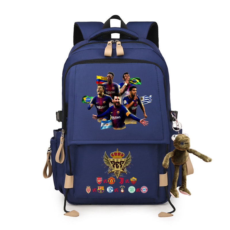 2024 Liga de Campeones Copa del Mundo de fútbol Mochila Real Madrid KakaCroba Messi Chelsea Manchester United estudiantes