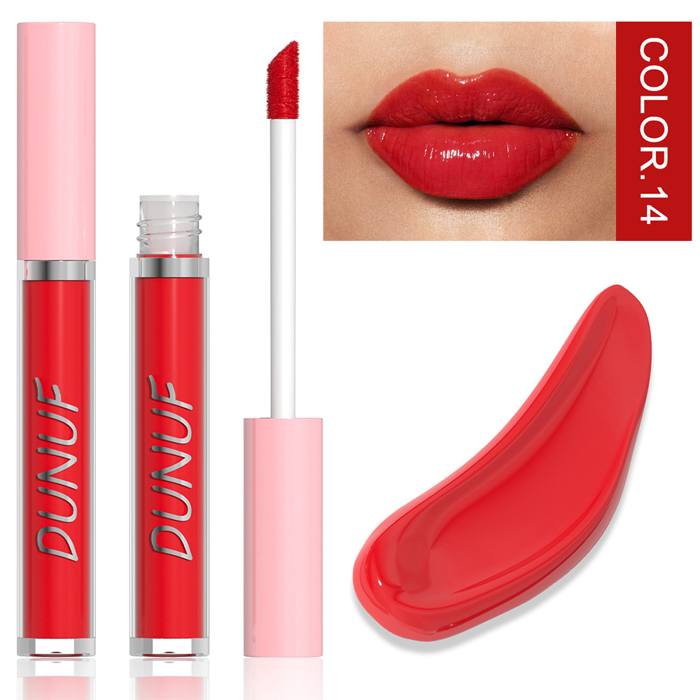 Check out DUNUF 16-color Moisturizing and nourishing Mirror Lip Gloss! Link Disclaimer - For Foreign trade only undefined