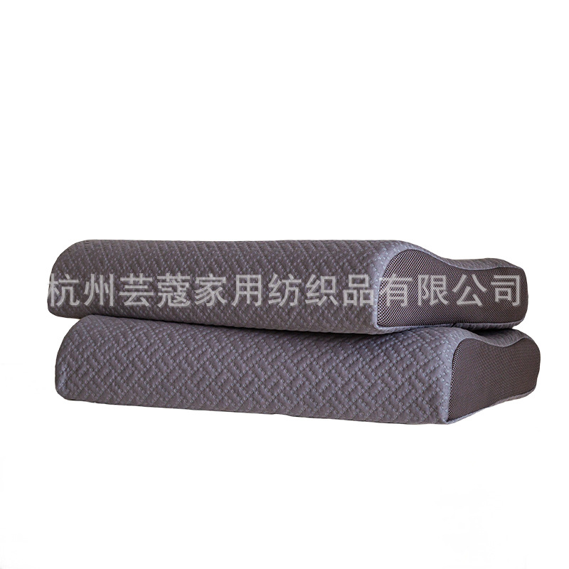 Funda de almohada de látex de cabeza a prueba de aceite de Amazon Primavera y otoño 60x40 Funda de almohada de memoria de goma a prueba de ácaros única
