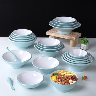 Melamine Tableware Rice Bowl Soup Noodle Bowl Soup Basin Spicy Hot Pot Bowl Snail Noodle Bowl Noodle Shop Special Bowl