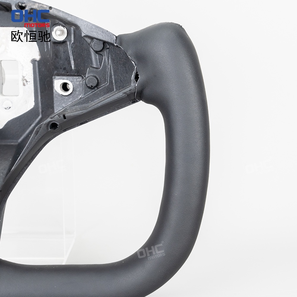 Direct Shipment from Us Warehouse Suitable for Tesla Model X 16-20 Models, Full Leather Heated Yoke Steering Wheel Modification and Upgrade
