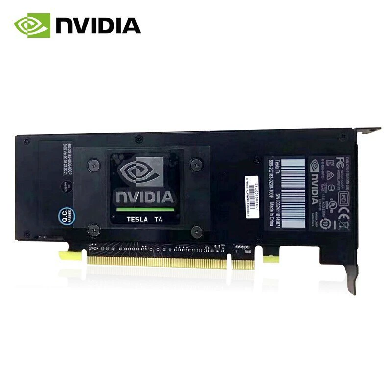 Подходит для глубоких вычислений графический ускоритель NVIDIA Tesla серии T4 16GB для глубоких вычислений, высокопроизводительная GPU