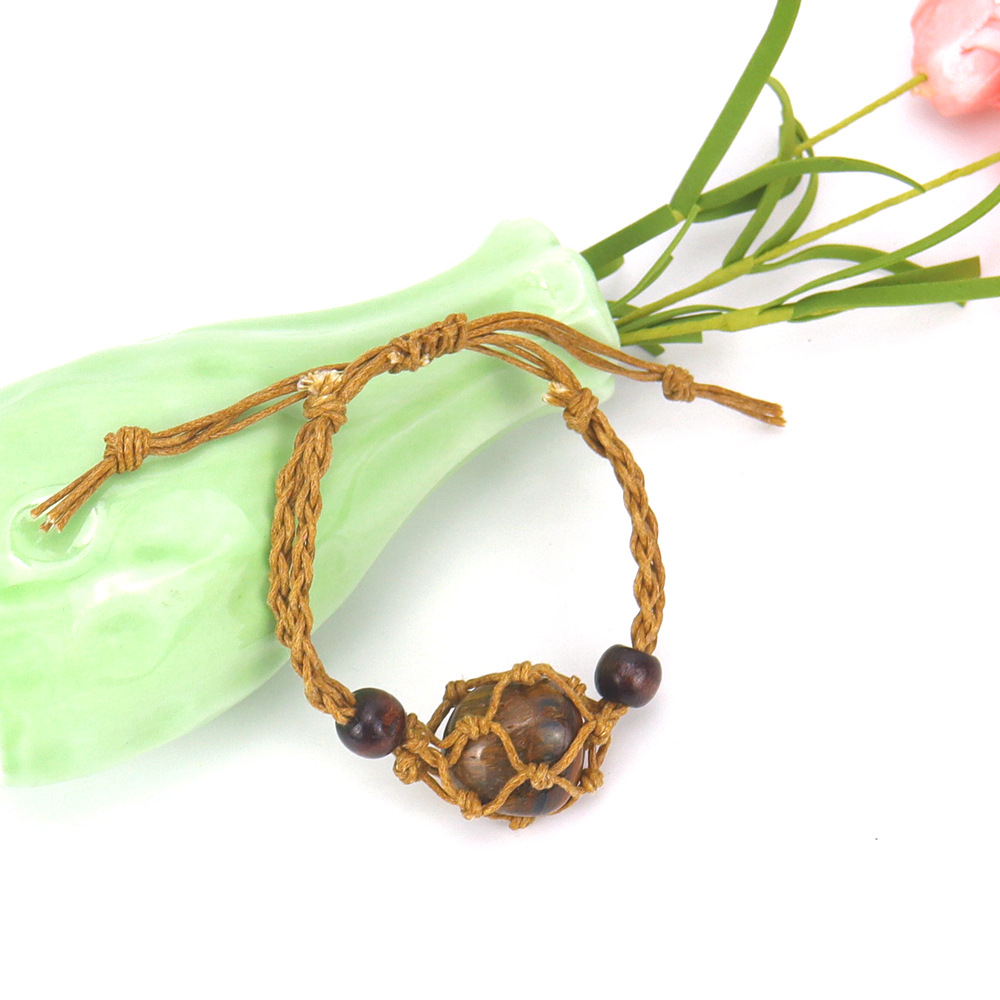 1 Piece Vacation Geometric natural stone Crystal rope Womenu0027S Bracelets