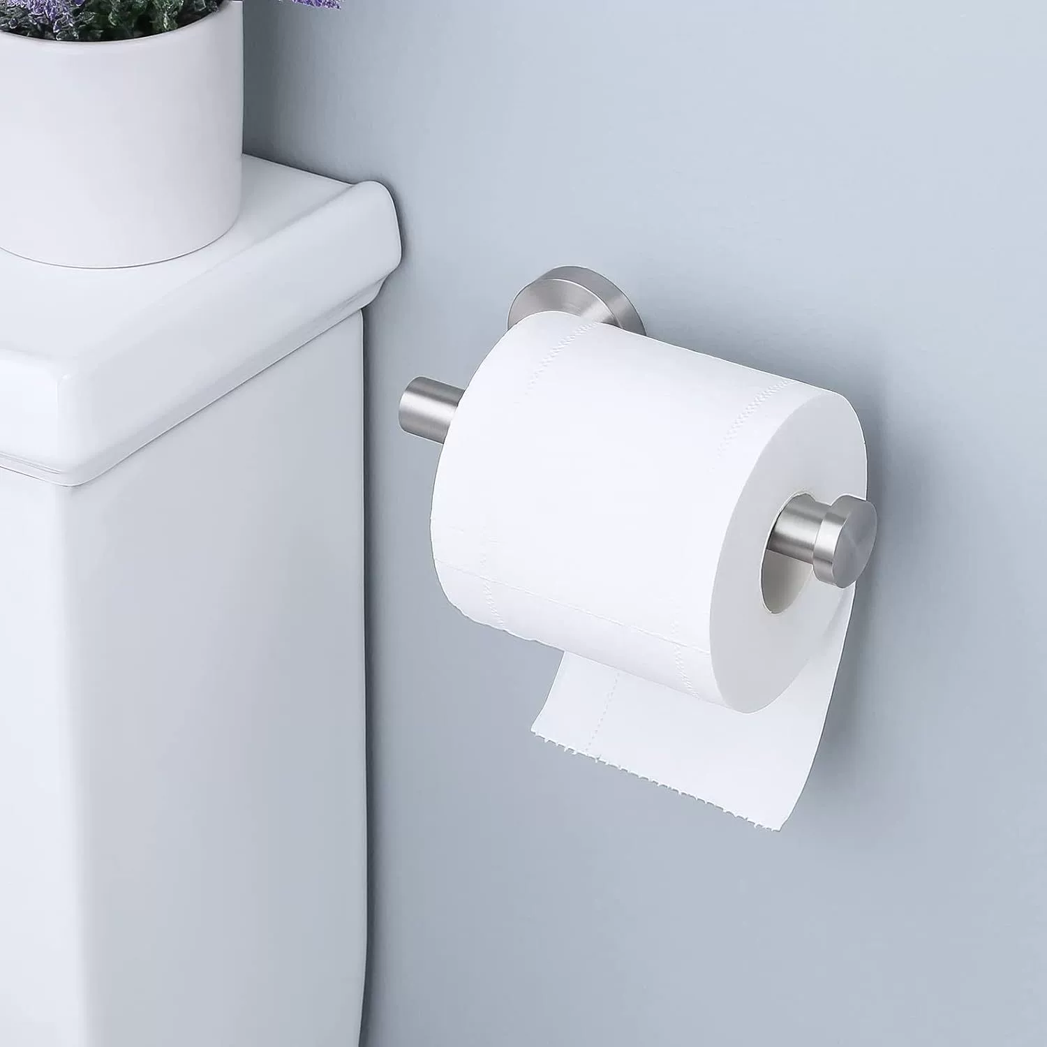 Cross-border 304 stainless steel paper towel holder bathroom roll paper holder kitchen napkin holder bathroom toilet paper holder