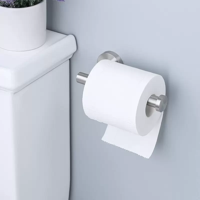Cross-border 304 stainless steel paper towel holder bathroom roll paper holder kitchen napkin holder bathroom toilet paper holder