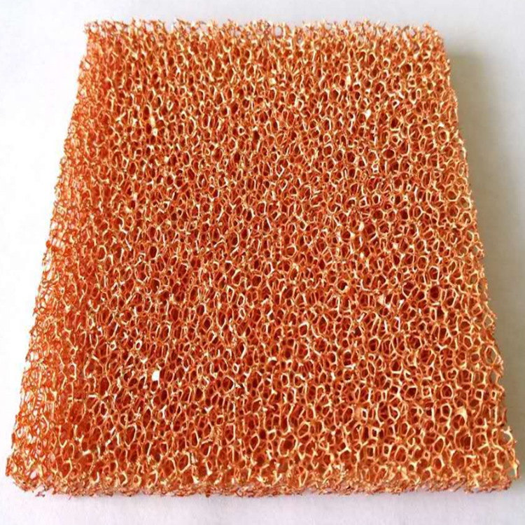 90PPI金属铜 350密度 1.2mm厚泡沫铜多孔泡沫铜\泡沫金属实验材料