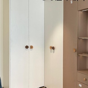 Children's Room Wardrobe Handle Wooden Simple Cute Cartoon Cabinet Cabinet Drawer Solid Wood Log Color Cabinet Door Handle
