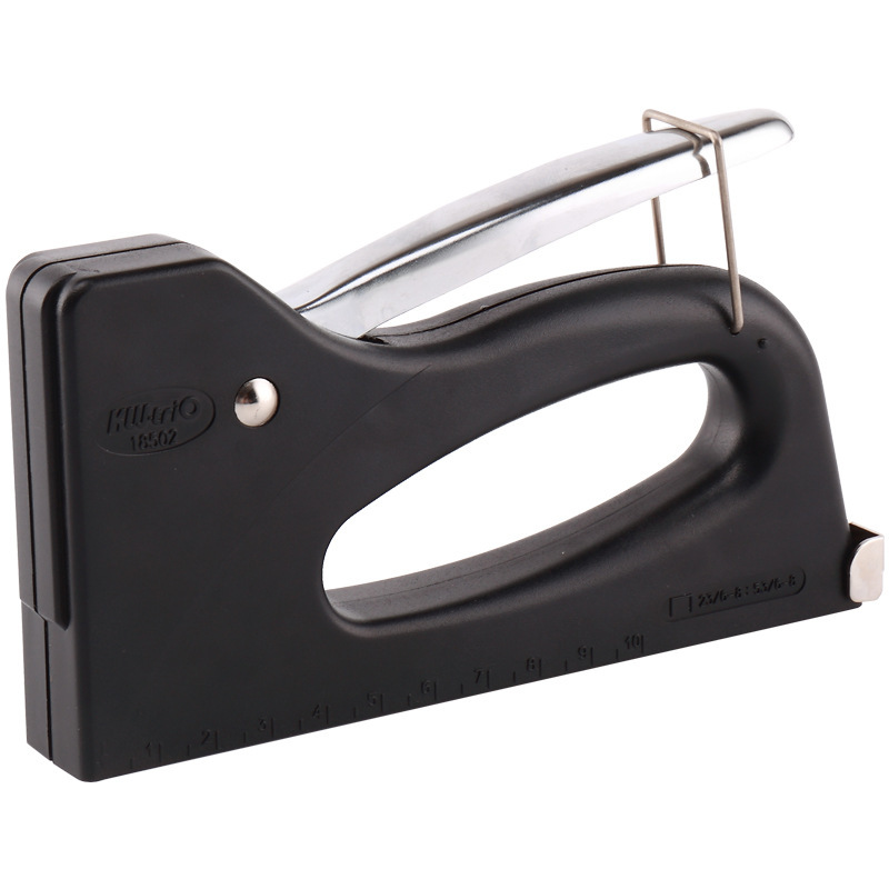 Kdedeou pistola de clavos manual pesada pistola de clavos código de tres propósitos pistola de clavos pintura al óleo carpintería marco de fotos en forma de U T Martin pistola de clavos