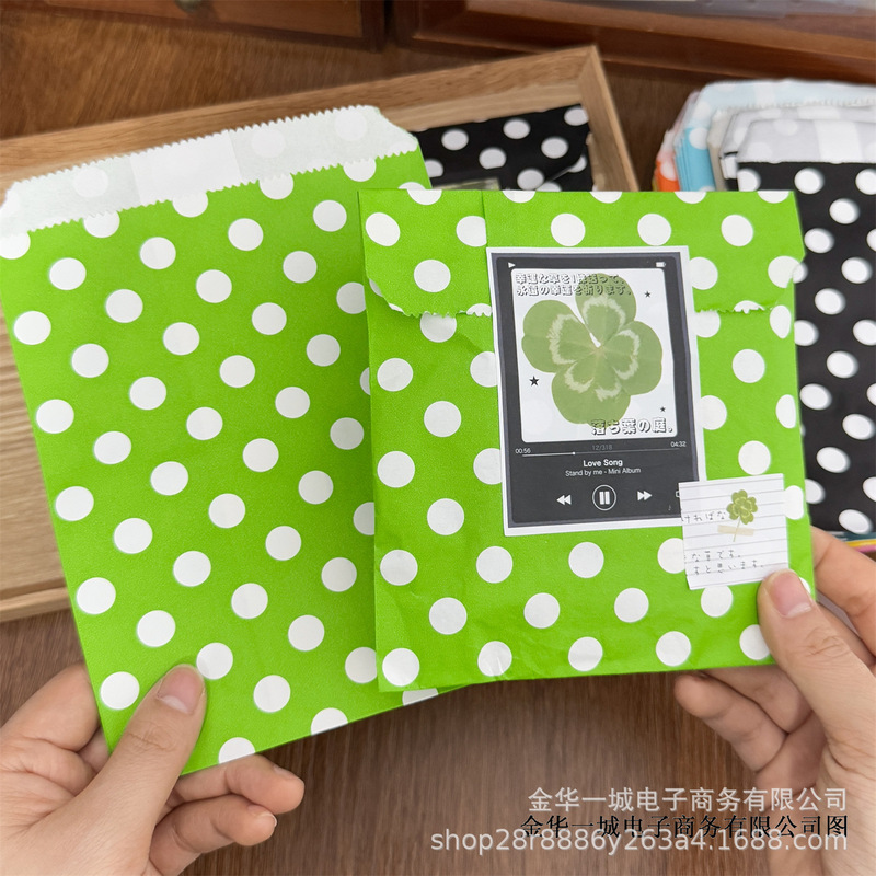 高颜值多款式波点包装袋小卡出货打包材料信封袋滑条袋通用平价袋|undefined