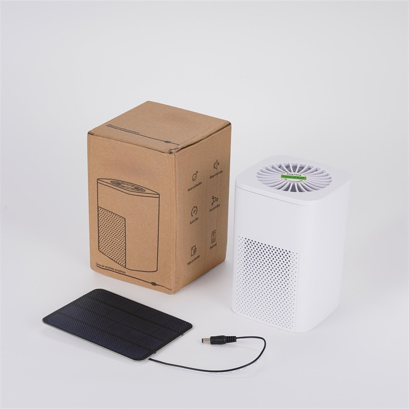 单晶车载空气智能太阳能车载空气香薰清洁剂车载空气净化器清洁剂