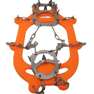 Manufacturer's Ready Stock Batch of Long-Tooth Silicone 18-Tooth Crampons, New 18-Tooth Steel Nail Chain Crampons, Snow Anti-Skating Crampons