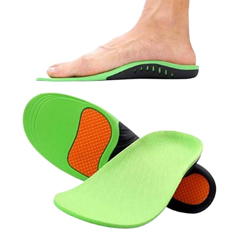 Прямые поставки с фабрики корректирующая стелька для коррекции плоскостопия поддержка свода стопы PU высокоэластичная амортизирующая Массажная обувь низкая