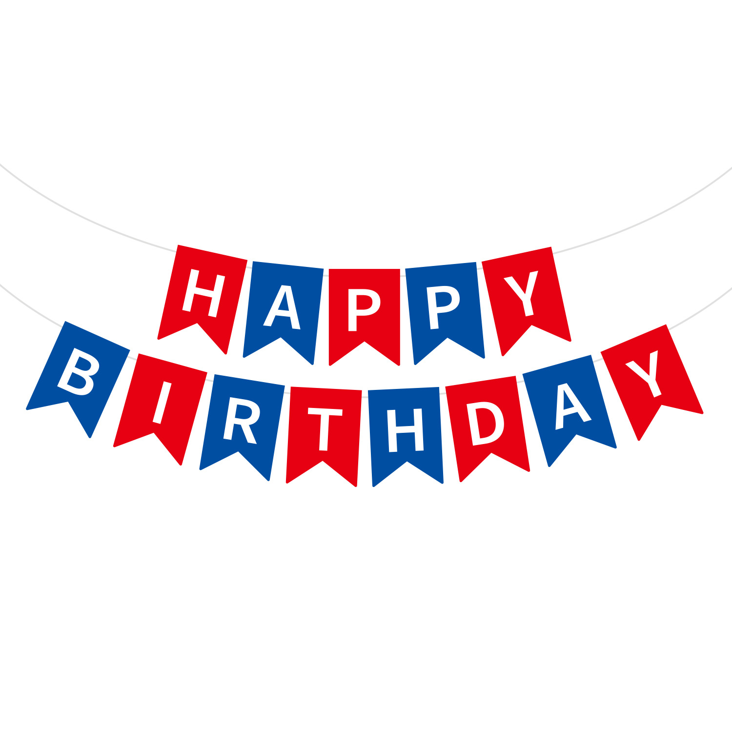 Bandera decorativa "Feliz Cumpleaños"