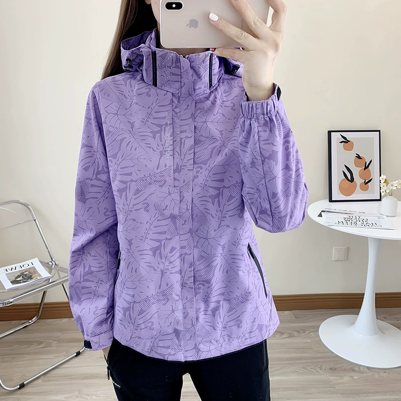 Высококачественная мягкая оболочка куртка женская 2024 новая весна и осень лето тонкая ветрозащитная куртка для путешествий альпинистская одежда